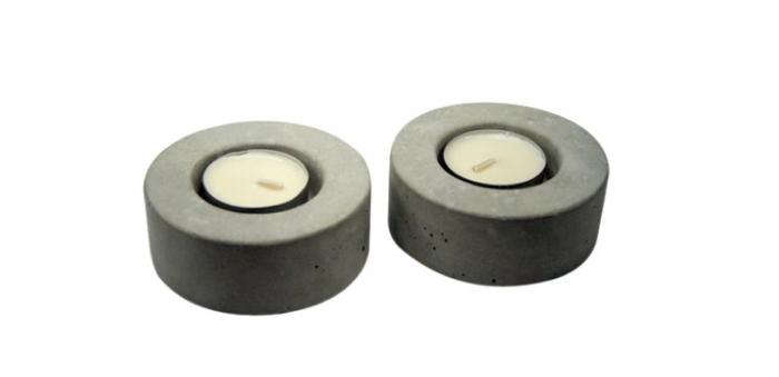 700 concrete tea lights