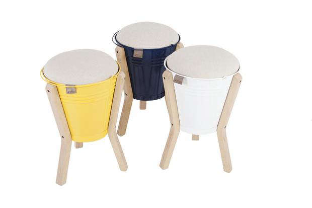 p l bucket stool