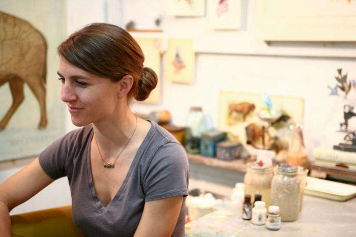 Studio Visit Alison Kendalls Art Studio portrait 9