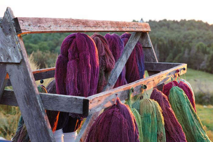 Dyed by the Sea Seacolors Blankets from Maine portrait 4