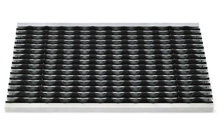 manufactum ribbed steel rubber doormat