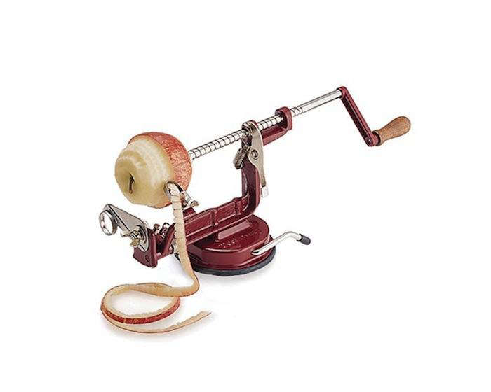 apple peeler and corer working drawing