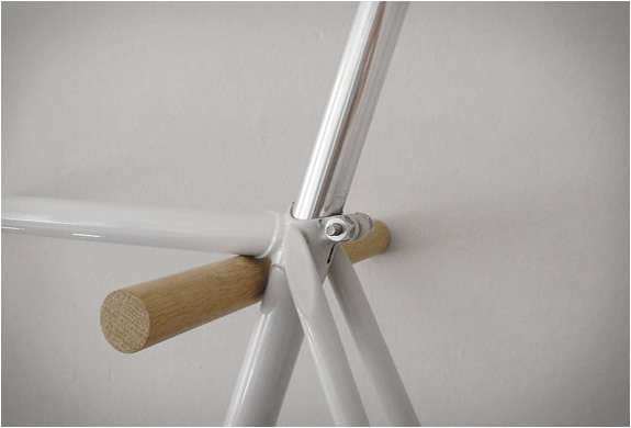 wooden bike hook