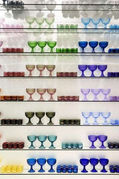 marimekko store crate barrel glasses