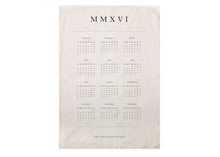 tea towel calendar | remodelista 20