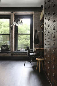 union studio new york loft bedroom office remodelista 25