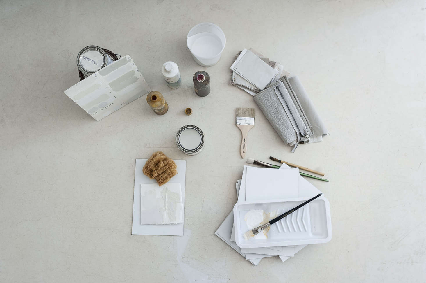 Photograph by Matthew Williams for Remodelista, from DIY Paint: Designer Michaela Scherrer Mixes Her Own Shades of White.