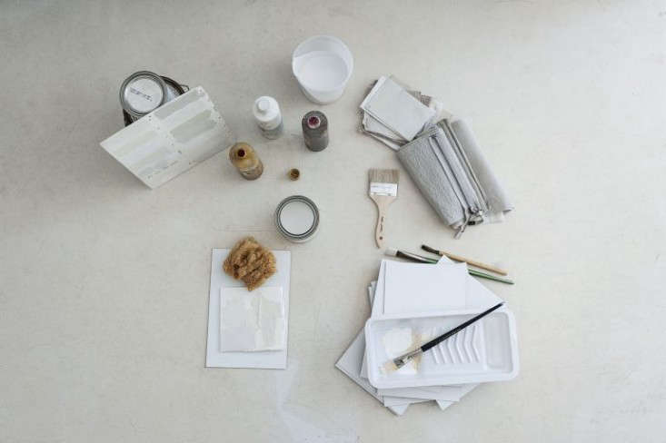 Photograph by Matthew Williams for Remodelista, from DIY Paint: Designer Michaela Scherrer Mixes Her Own Shades of White.