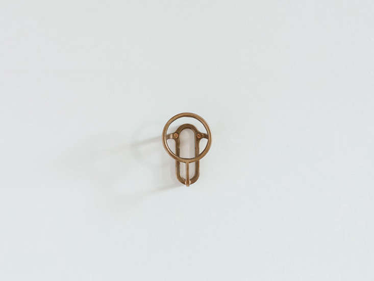 fort standard wall hook brass close remodelista 18