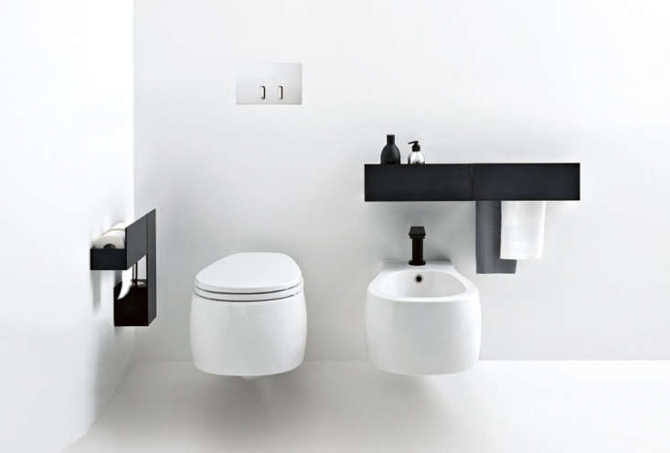 designer patricia urquiola created the wall mounted pear \2 toilet, and coordin 20