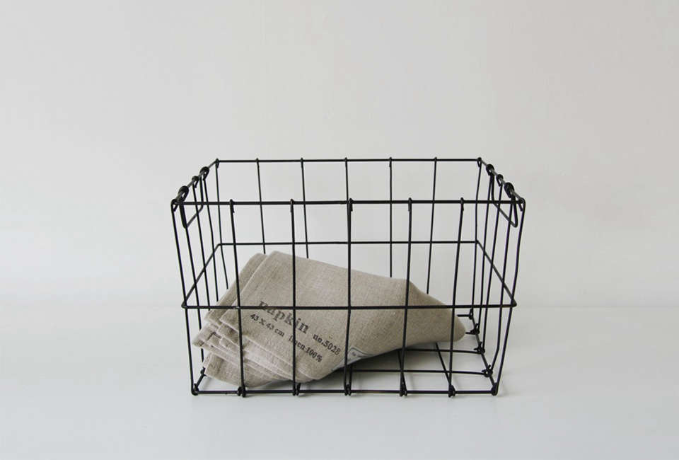 fog linen work market wire basket 34