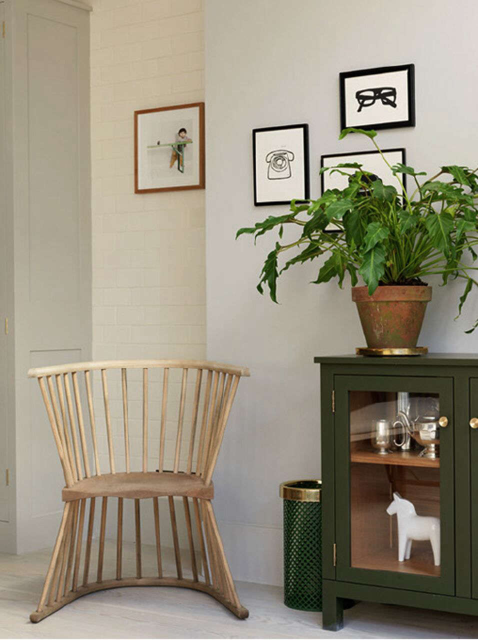 howe flip chair in a remodeled notting hill townhouse with interior design by c 25