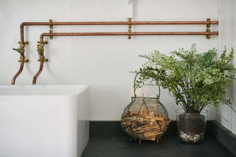 Niki Turner Copper Industrial Faucet Remodelista 