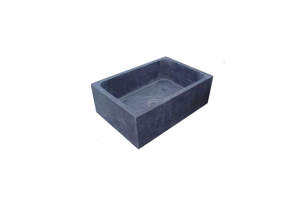 the chicago wright solid soapstone sink in unoiled soapstone measures 30 by \18 28