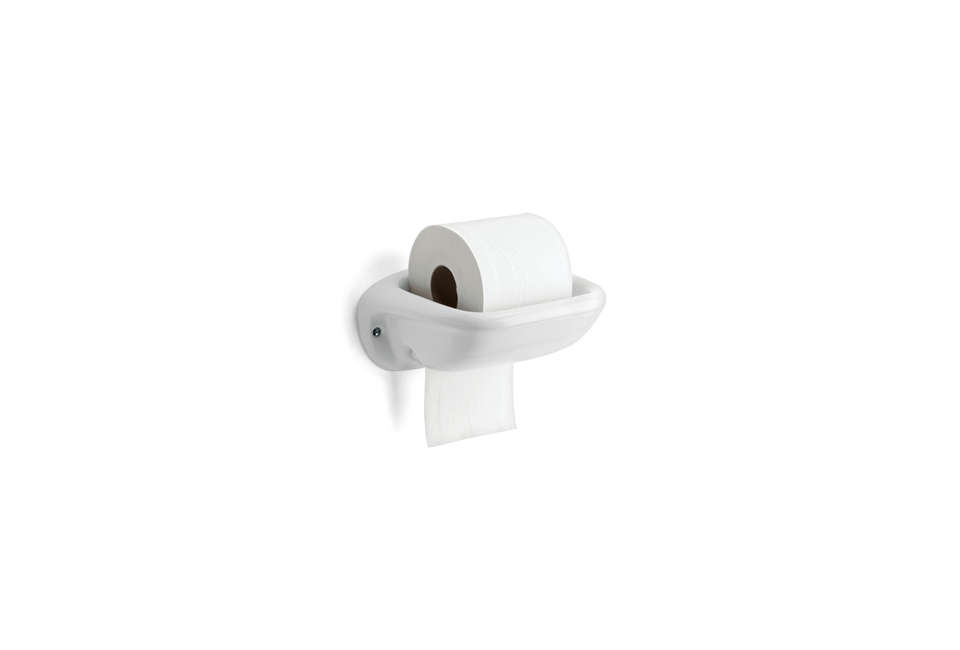 thomas hoof porcelain toilet paper roll holder 30