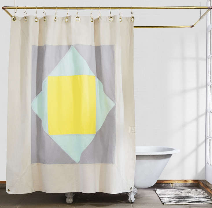 Statement Shower Curtains from Quiet Town (Plus Glamorous Hooks