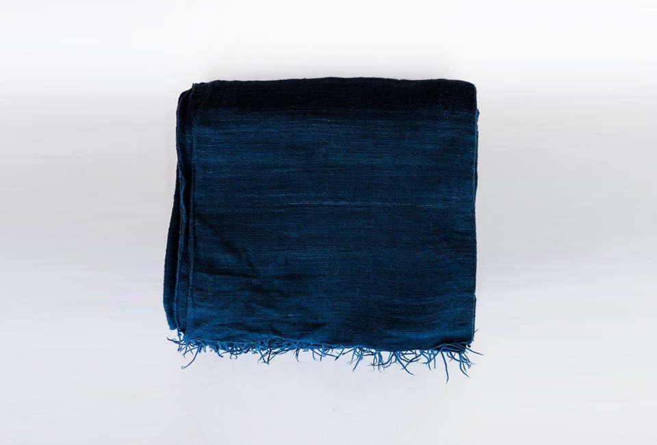 lost and found ethiopian throw blanket in indigo 30