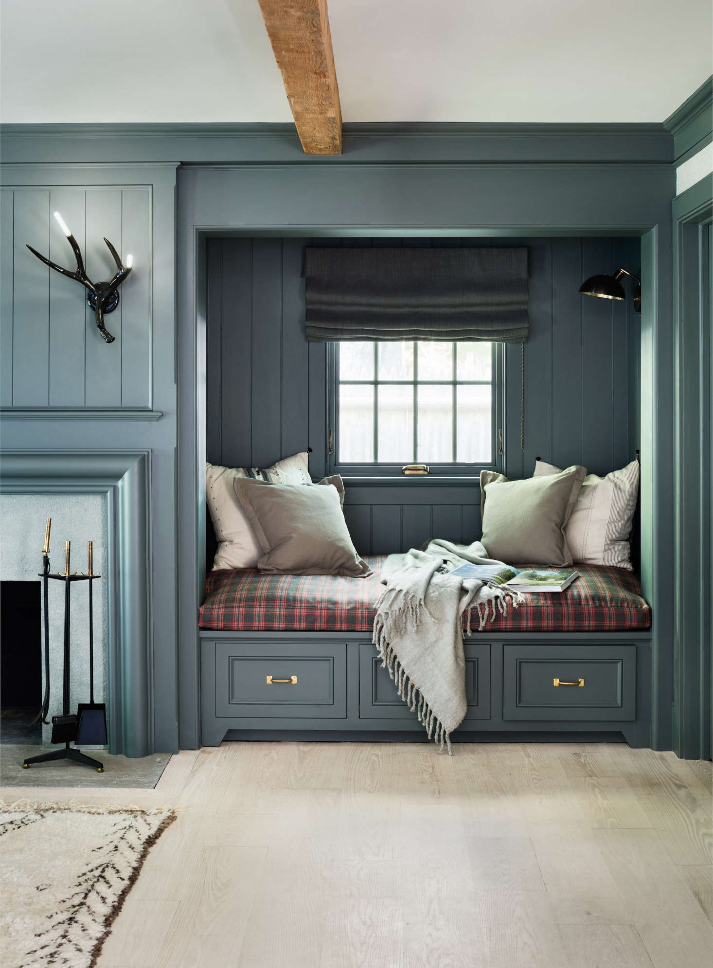 As seen in the Bedford, NY, home of architect Rafe Churchill, a great paint job can enhance architectural details. See more: Architect Visit: A Renovated Farmhouse in Bedford with Scandinavian Influences.