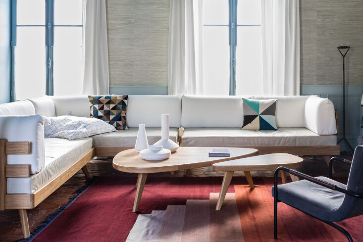above: the night couch is a sofa bed designed by gesa hansen, founder of the  25