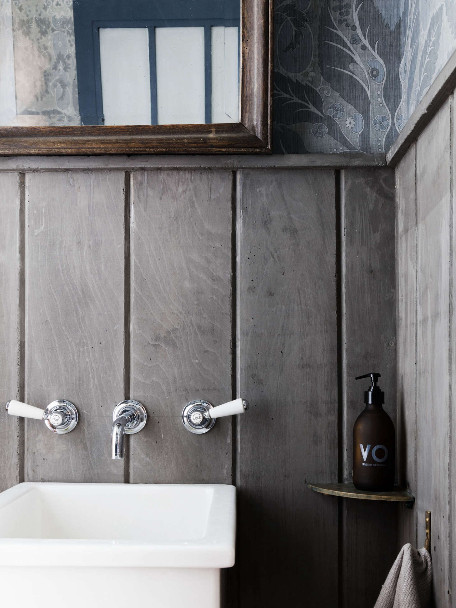 A traditional wall-mounted style in the bath; see A “Modern Victorian” Loft in London by Mark Lewis for more. Photograph by Rory Gardiner.