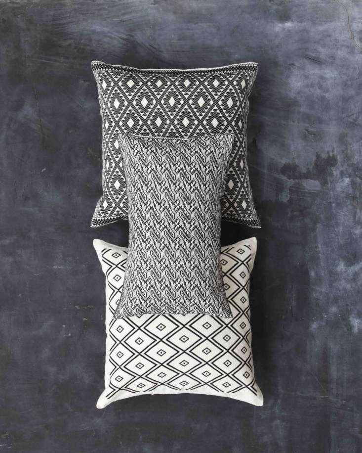 the pillows from the balamil collection incorporate mayan patterns and symbols  18