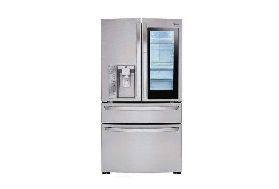 the lg 4 door french door refrigerator with door in door stainless steel has a  21