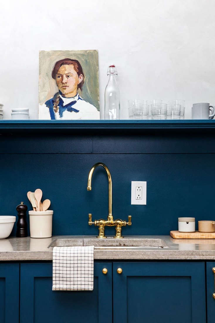 Steal This Look A Boldly Blue Kitchen in Philadelphia by Jersey Ice