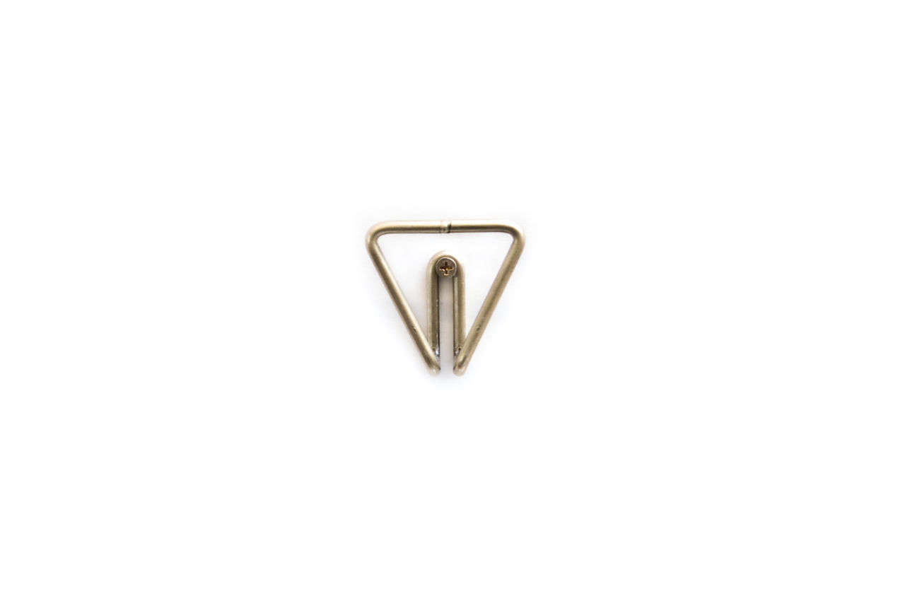 Wire Hook Brass, shown in Triangle, is $.