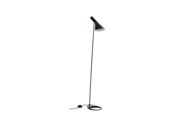 the arne jacobsen black aj floor lamp is \$\1,048 at design within reach. 29