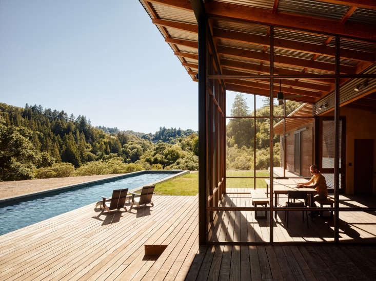 healdsburg california wine country camp estate pool porch