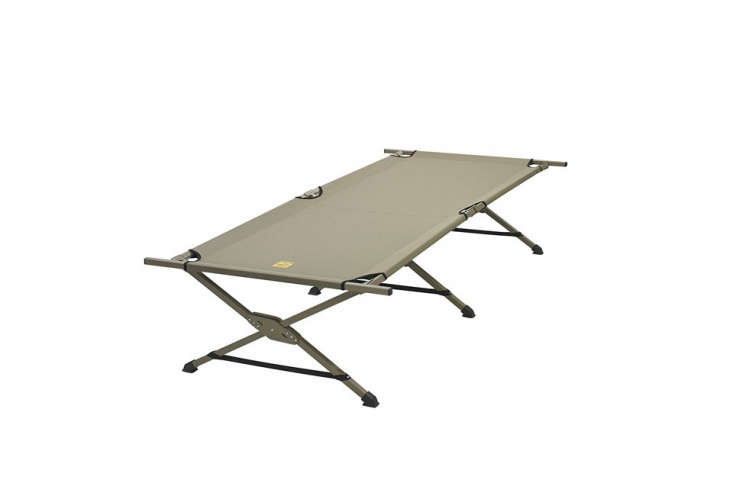 slumberjack&#8\2\17;s tough cot has a 350 pound capacity; \$8\1.99 on  15