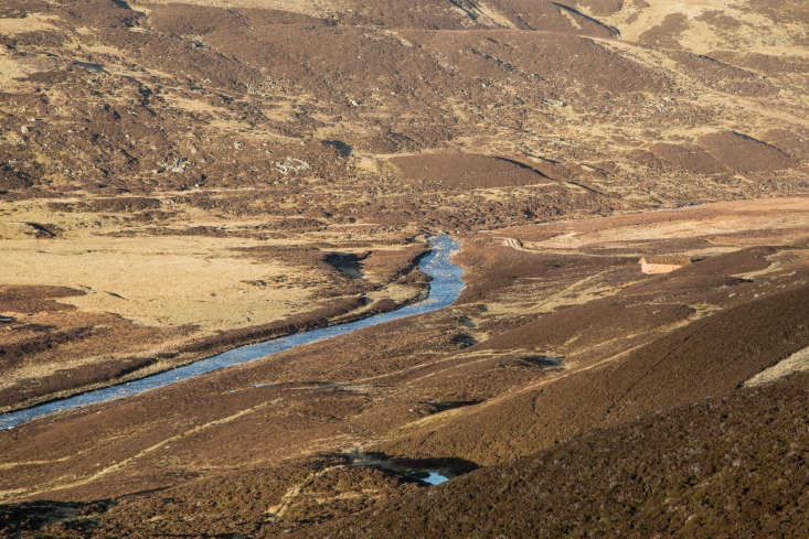 looking out to the surrounding glen, where the river gairn cuts throu 22