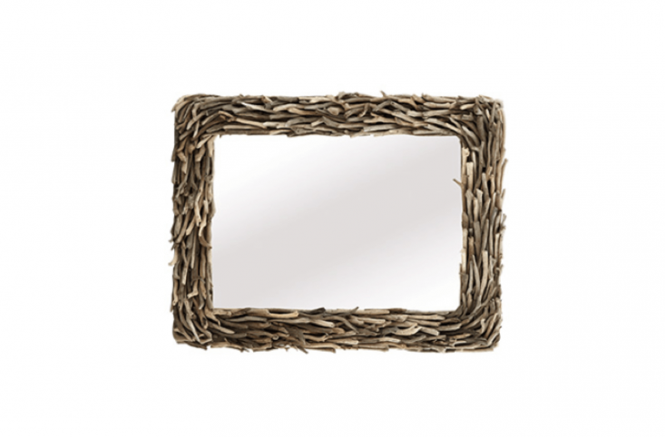 arhaus offers a driftwood mirror for \$\299. 30