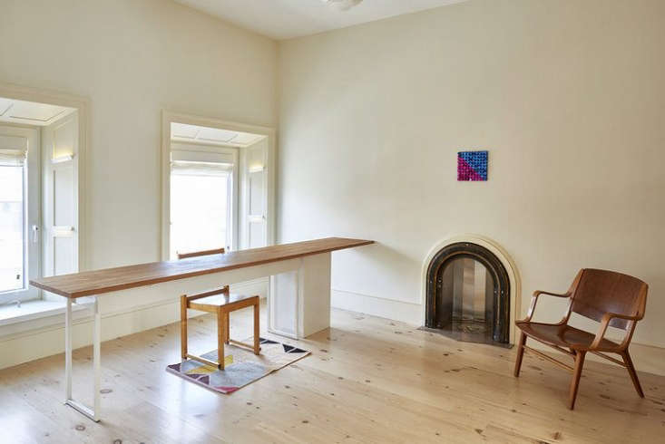 reclaimed new face heart pine flooring in a carroll gardens home remodeled by a 21