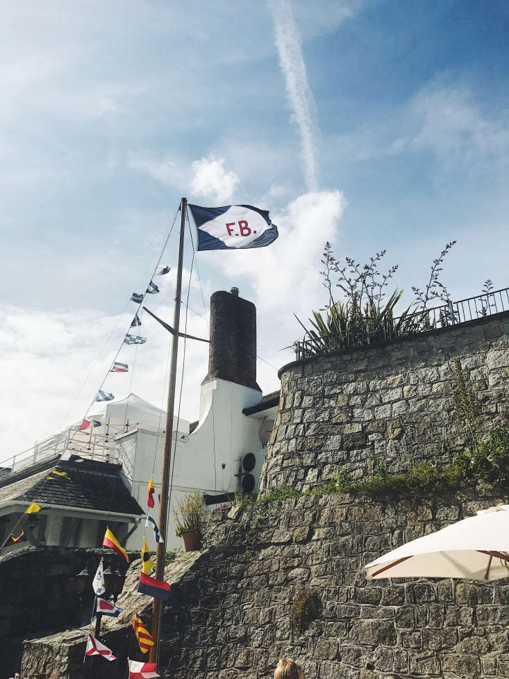 jaunty nautical flags hang outside. photograph by alex towill. 20