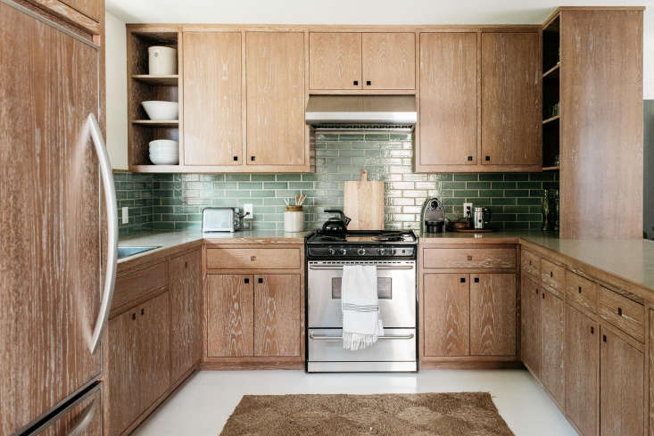 an efficient u shaped kitchen (complete with custom cerused limed wax finished  21