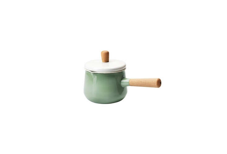 ikea&#8\2\17;s kastrull saucepan with lid is made of enameled steel with a  30