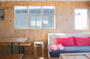 stylish tiny house beach shack with Ikea hack kitchen Marcia Mihotich