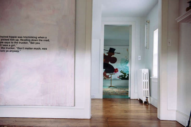 contemporary art in an americana setting: gallery space in a new york farmhouse 27