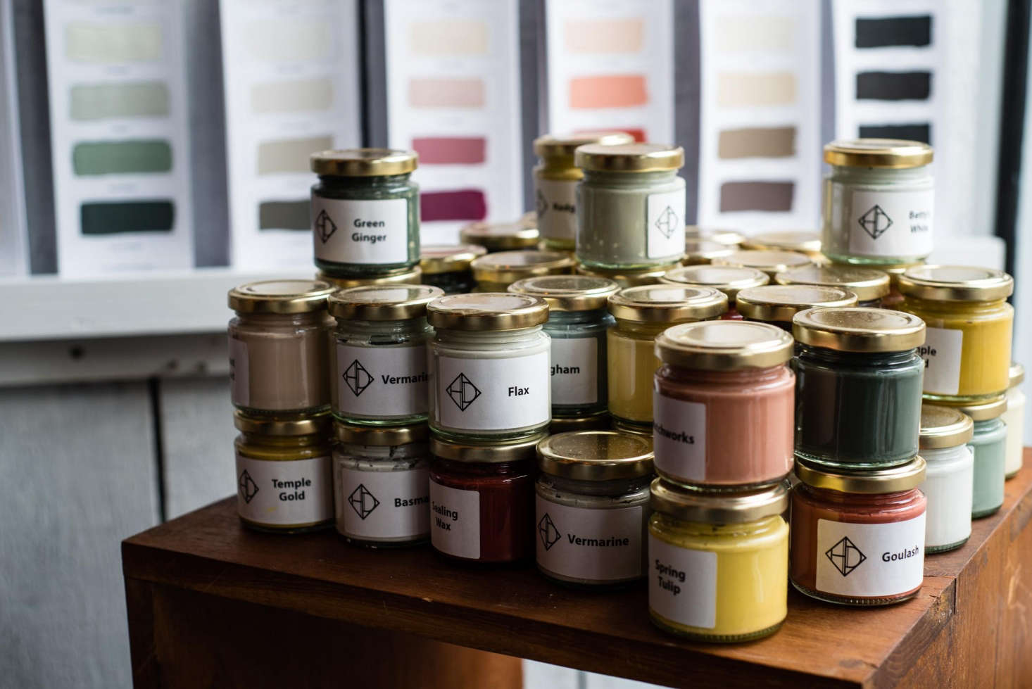 The paints continue to be hand mixed to order by a London-based color artisan.