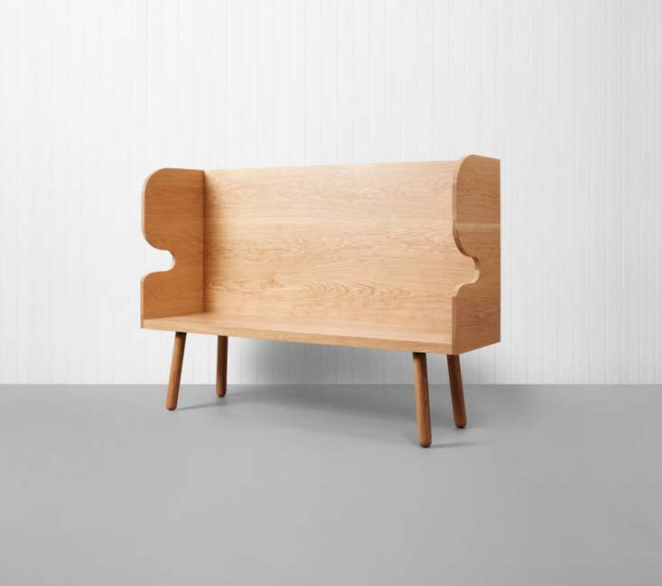 inspired by the english settle (a high back bench found in pubs and churches),  19