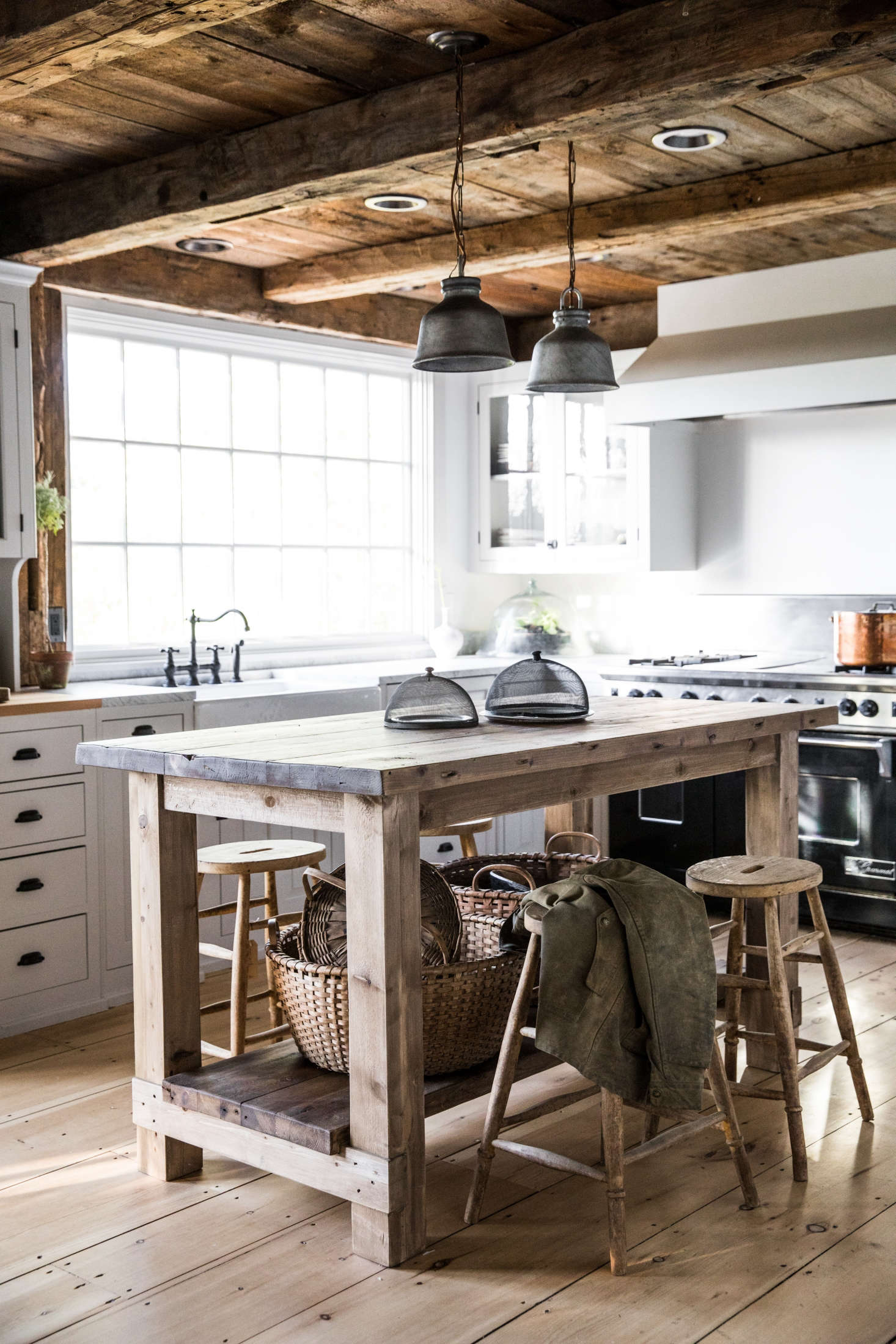 Step Inside a Farmhouse Kitchen in Maine with Modern Upgrades