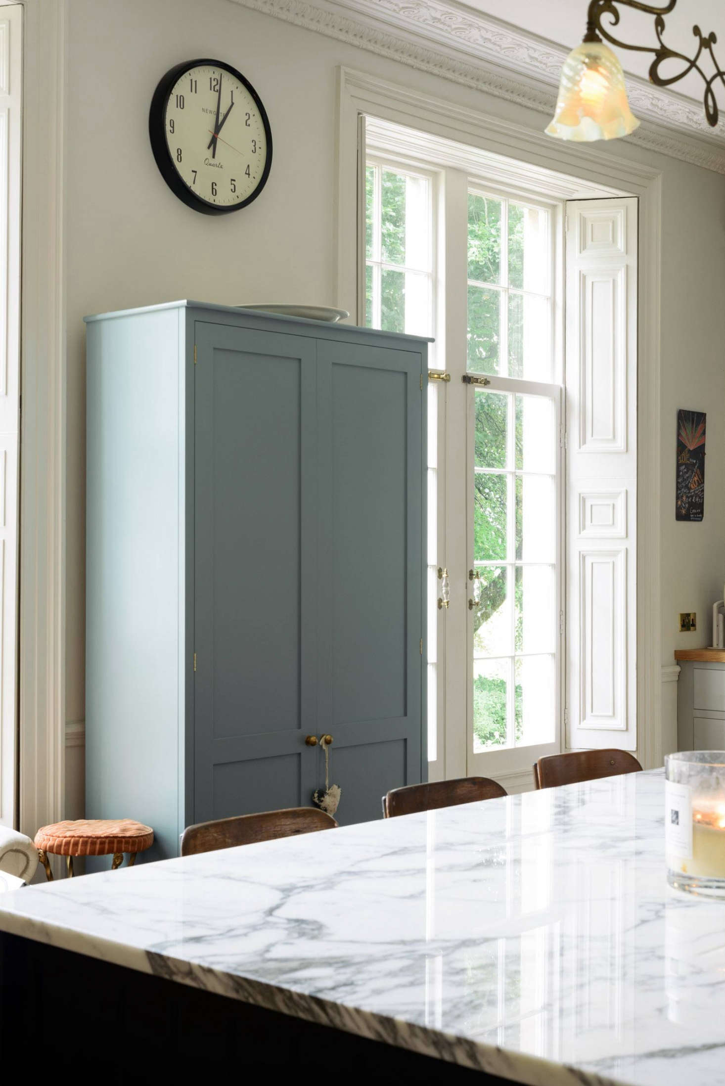 A stand-alone deVOL cabinet, painted in the company