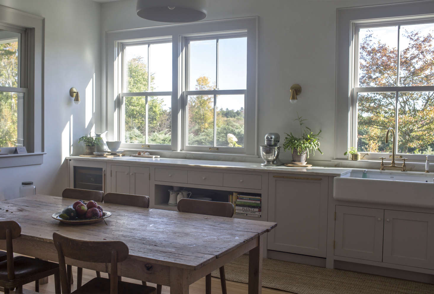 New house remodel in Maine by Jersey Ice Cream Co., glam eatin kitchen