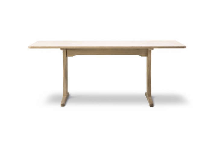 the børge mogensen c\18 shaker dining table in soaped oak is \$3,590  18