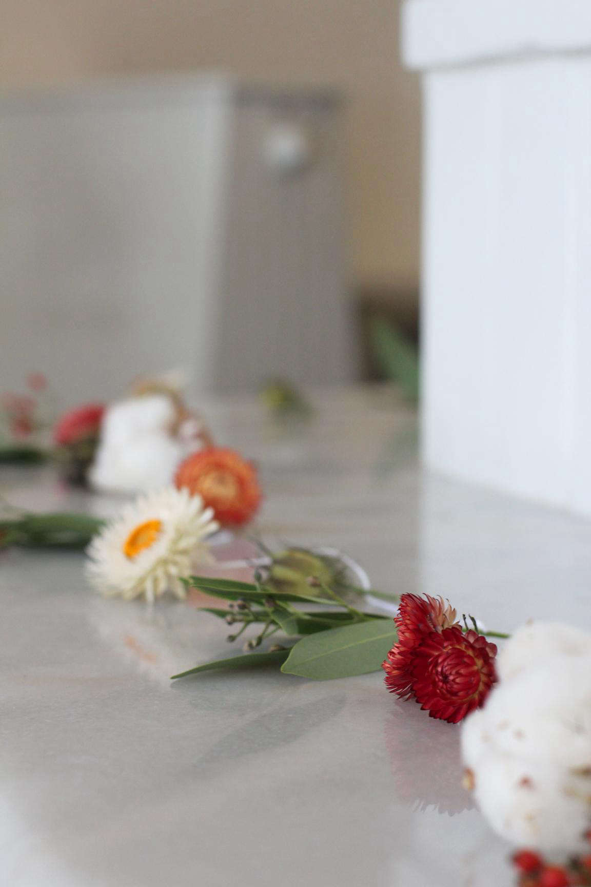 An autumn palette of blooms with bright and rich tones.