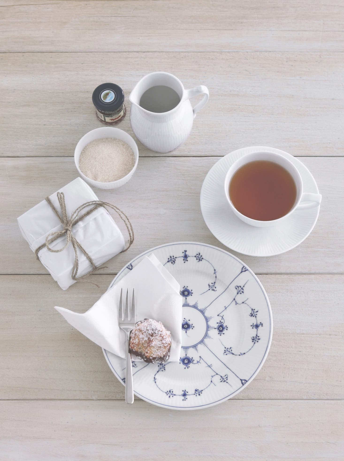 Royal Copenhagen blue and white porcelain.