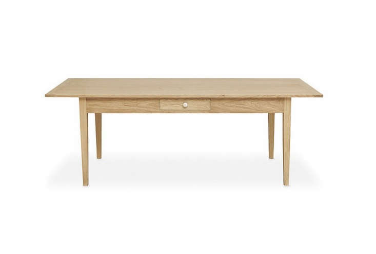 the seven foot wide oak shaker table from devol is £\2,050 (\$3,\2\27 25