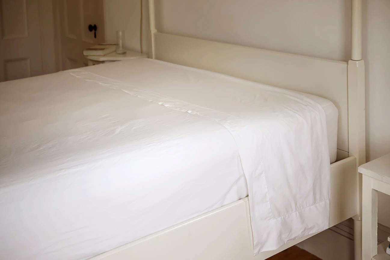 Make sure you have enough sheet at the top for a generous fold-down.
