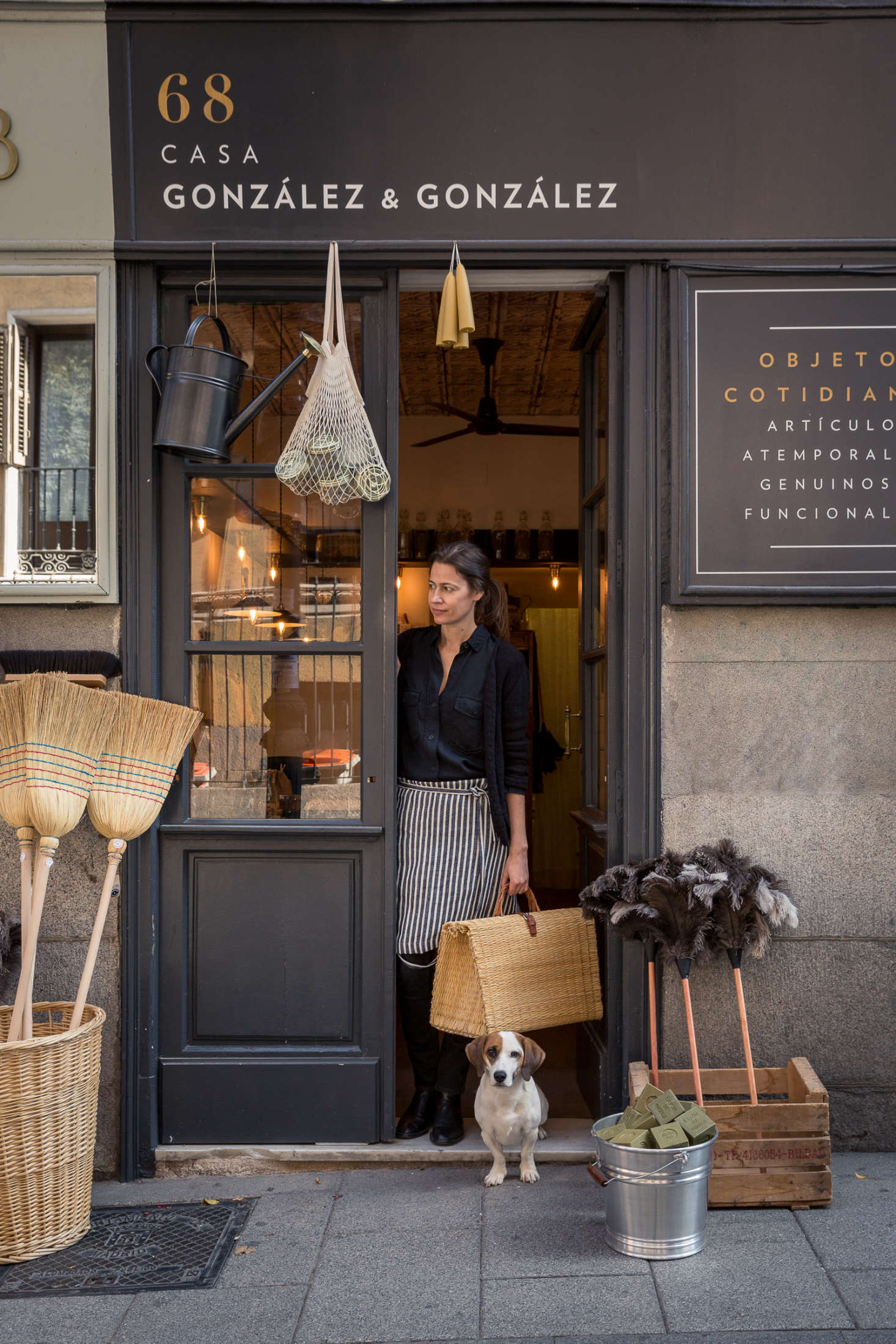 Javier modeled the look of the shop after 
